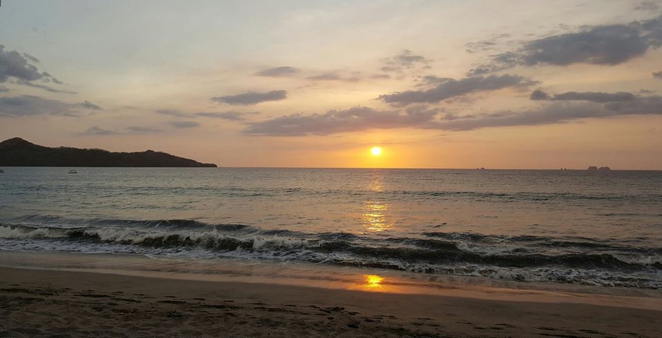 Sunset Beach in Costa Rica